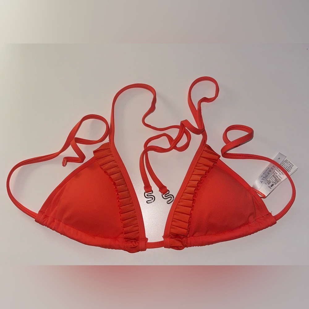 🪸SEAFOLLY Australia bikini triangle top, coral 🪸